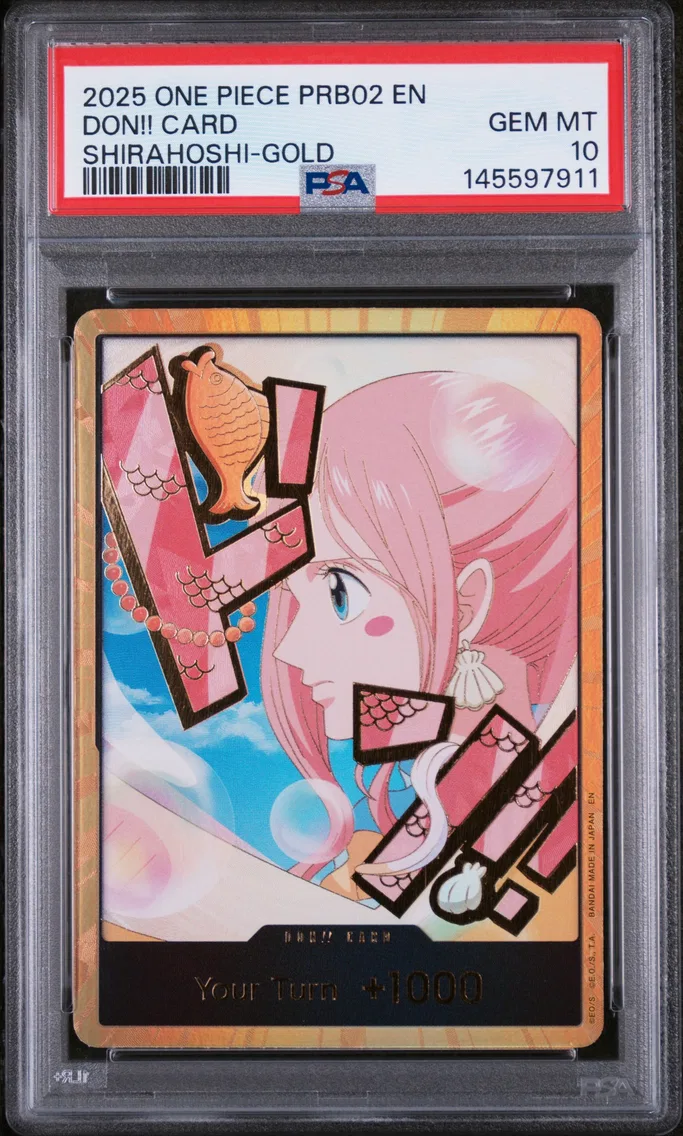 2025 #NA Don!! Card PSA 10 One Piece PRB02-Premium Booster -One Piece Card the Best- Vol.2