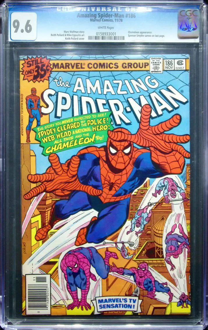 1978 Amazing Spider-Man #186 CGC