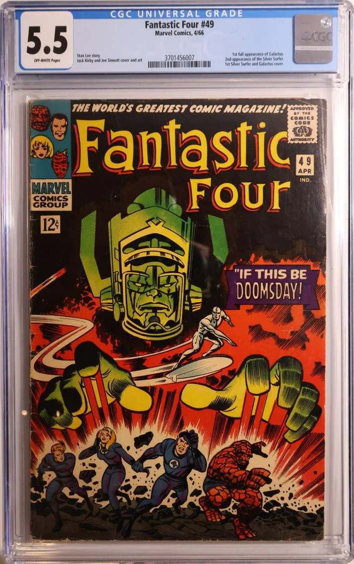 1966 #NA 1966 Fantastic Four #49 CGC 5.5 Marvel Comics CGC 5.5