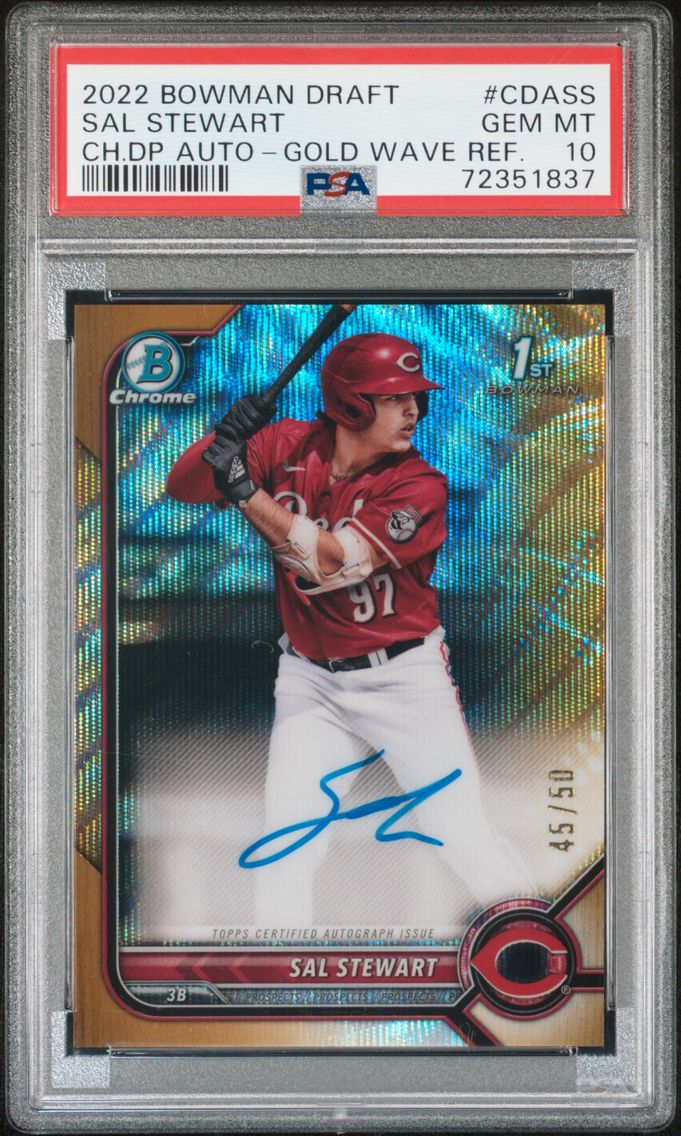 2022 #CDASS Sal Stewart PSA 10 B