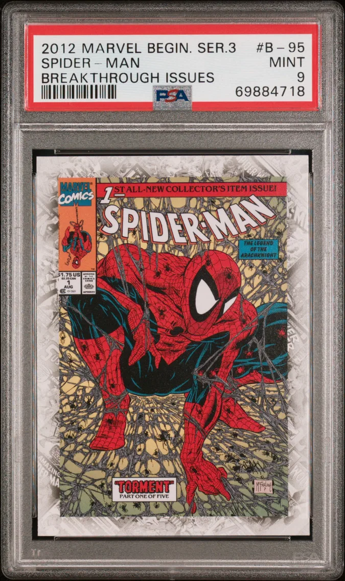 2012 #B-95 Spider-Man PSA 9 Marvel Beginnings Series 3 Breakthrough Issues