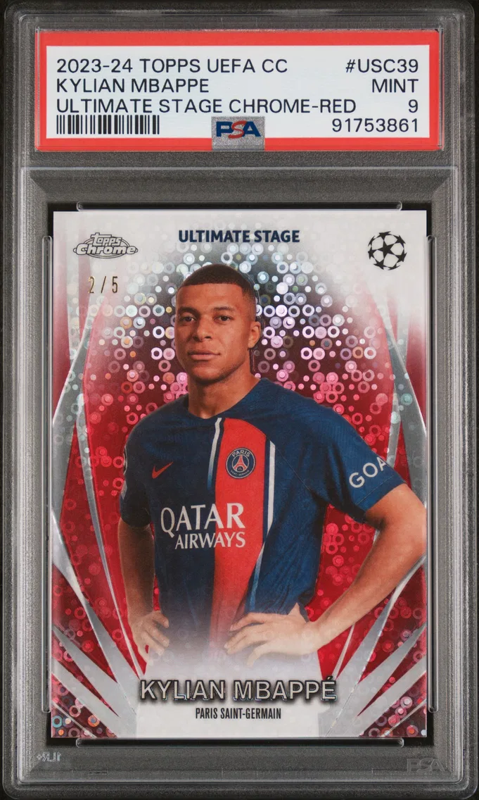 2023 #USC39 Kylian Mbappe PSA 9 