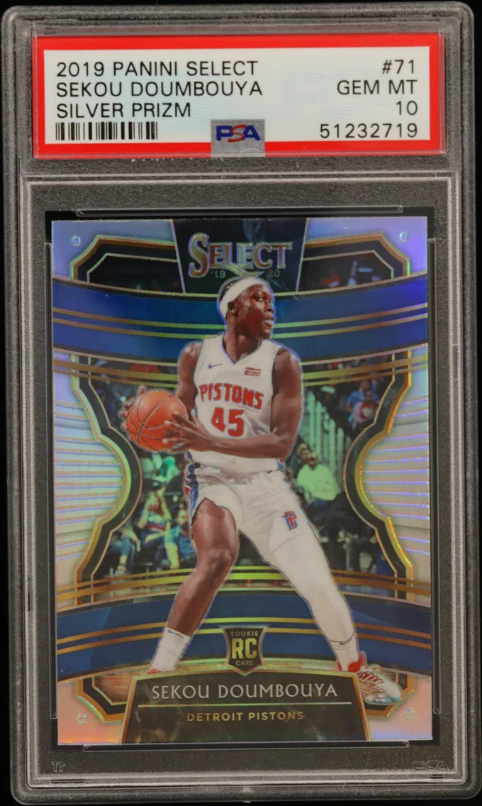 2019 #71 Sekou Doumbouya PSA 10 Panini Select