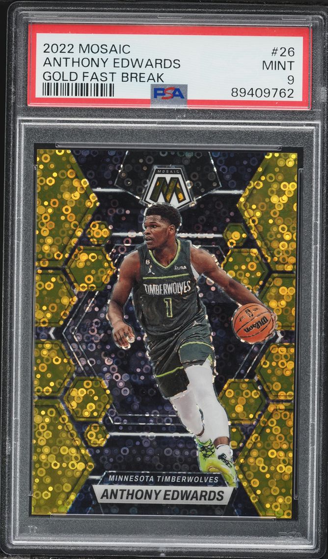 2022 #26 Anthony Edwards PSA 9 P