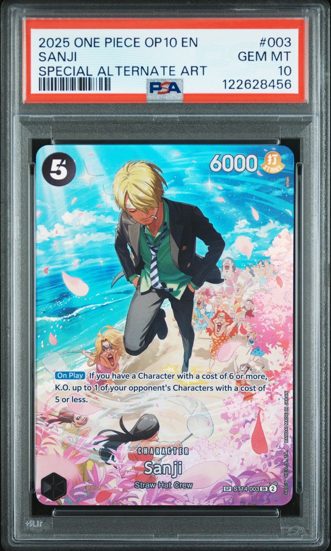 2025 #003 Sanji PSA 10 One Piece OP10-Royal Blood