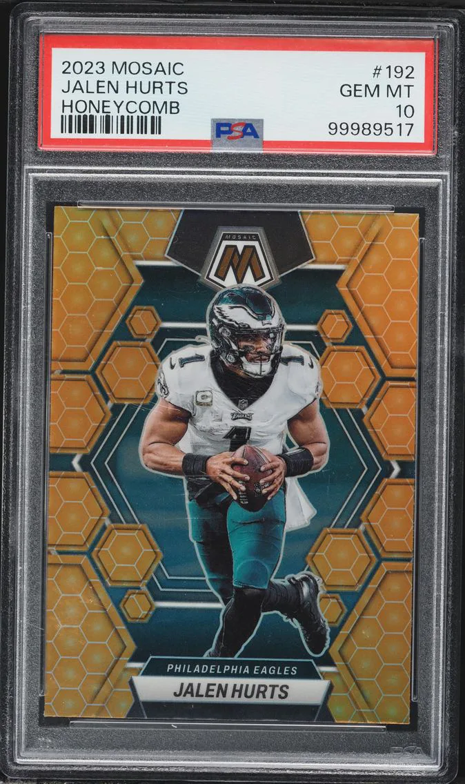 2023 #192 Jalen Hurts PSA 10 Panini Mosaic Football