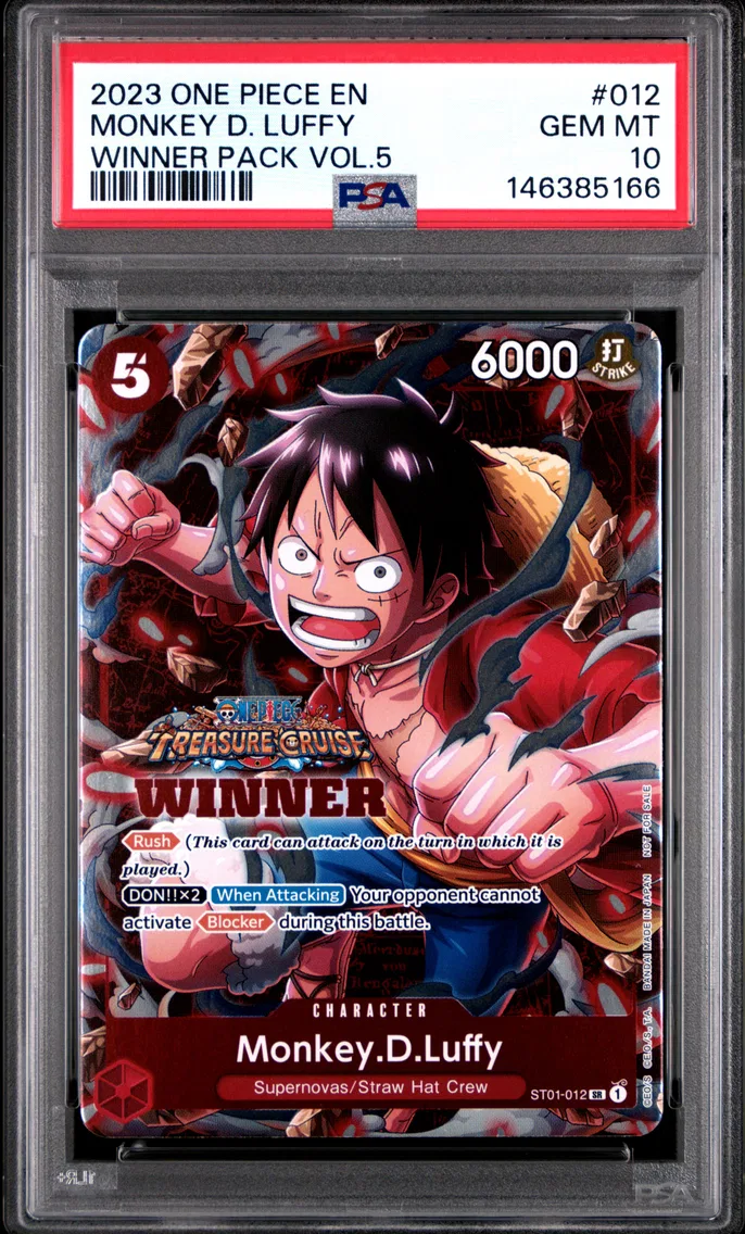 2023 #012 Monkey D. Luffy PSA 10 One Piece Promos