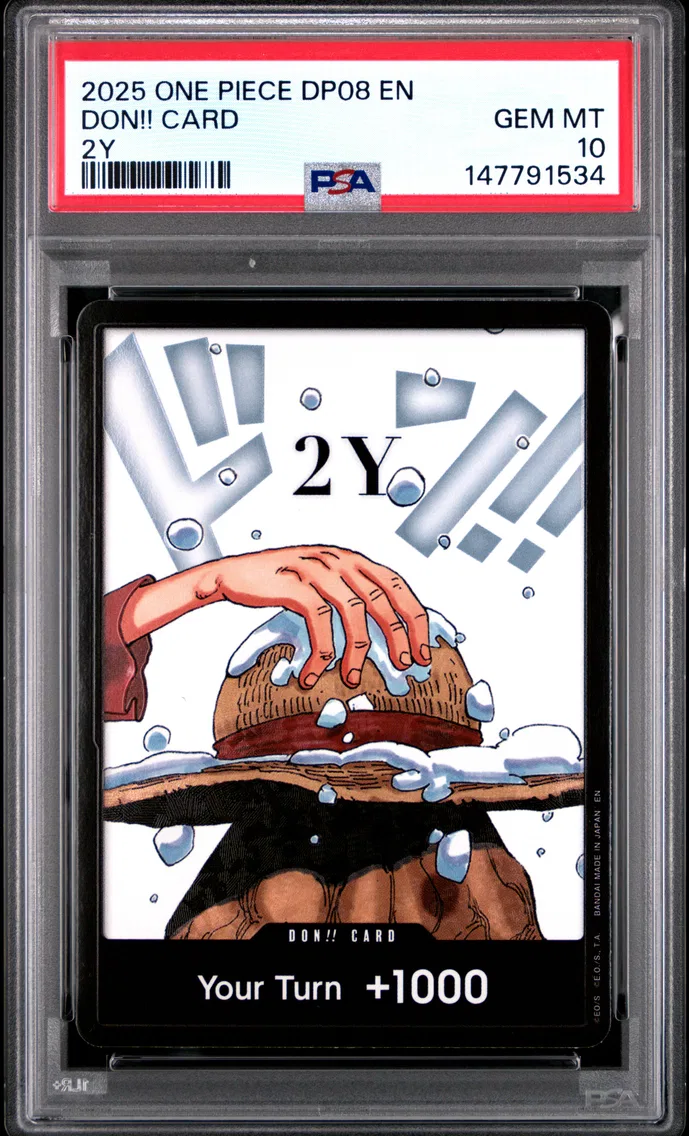 2025 #NA Don!! Card PSA 10 One Piece Double Pack Volume 8