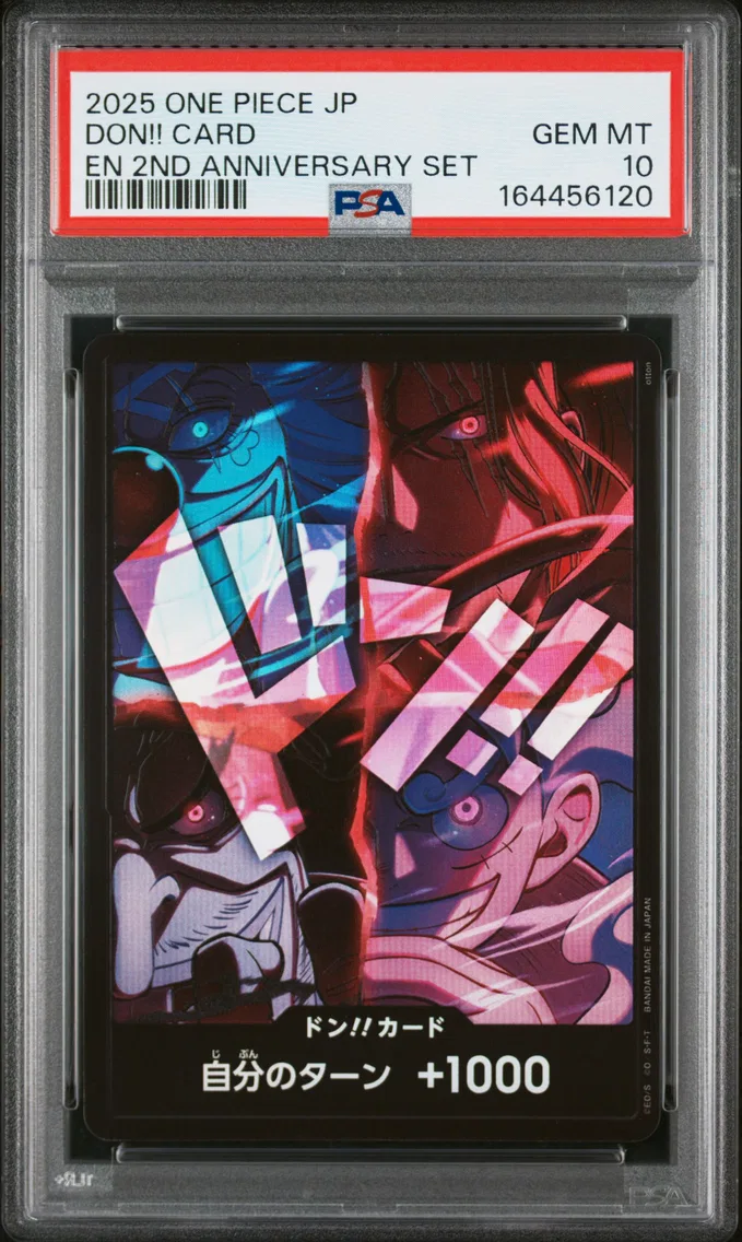 2025 #NA Don!! Card PSA 10 One Piece Japanese English Version 2nd Anniversary Set