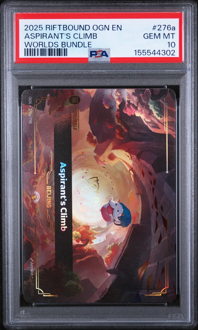 2025 #276a Aspirant's Climb PSA 10 Riftbound: League of Legends Ogn-Origins