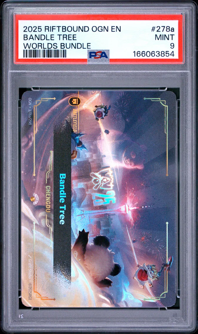2025 #278a Bandle Tree PSA 9 Riftbound: League of Legends Ogn-Origins