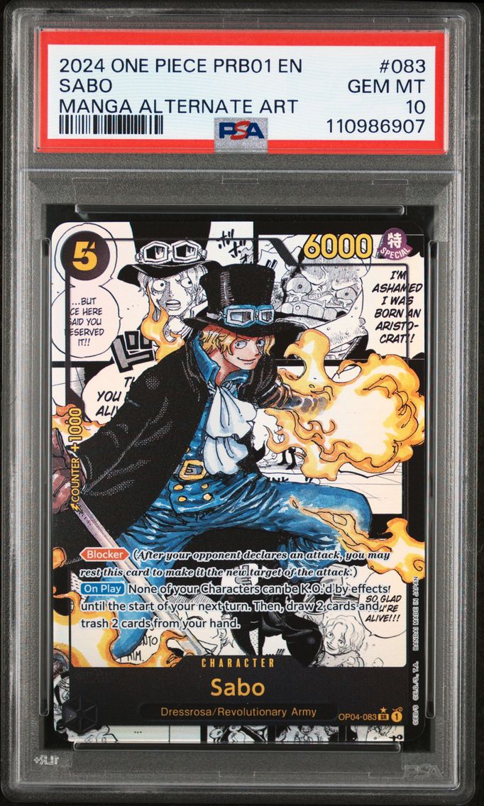 2024 #083 Sabo PSA 10 One Piece