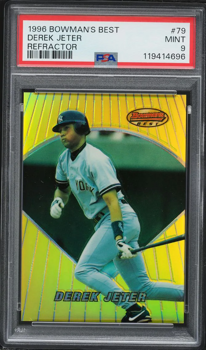 1996 #79 Derek Jeter PSA 9 Bowman's Best Baseball