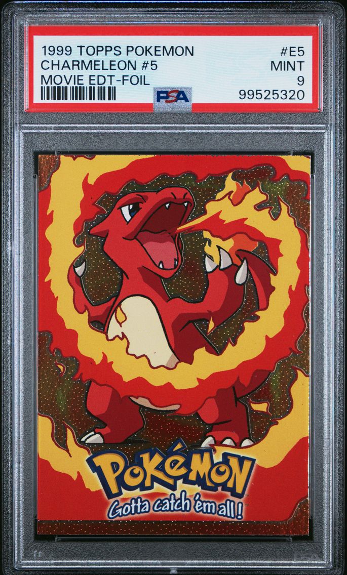 1999 #E5 Charmeleon #5 PSA 9 Top