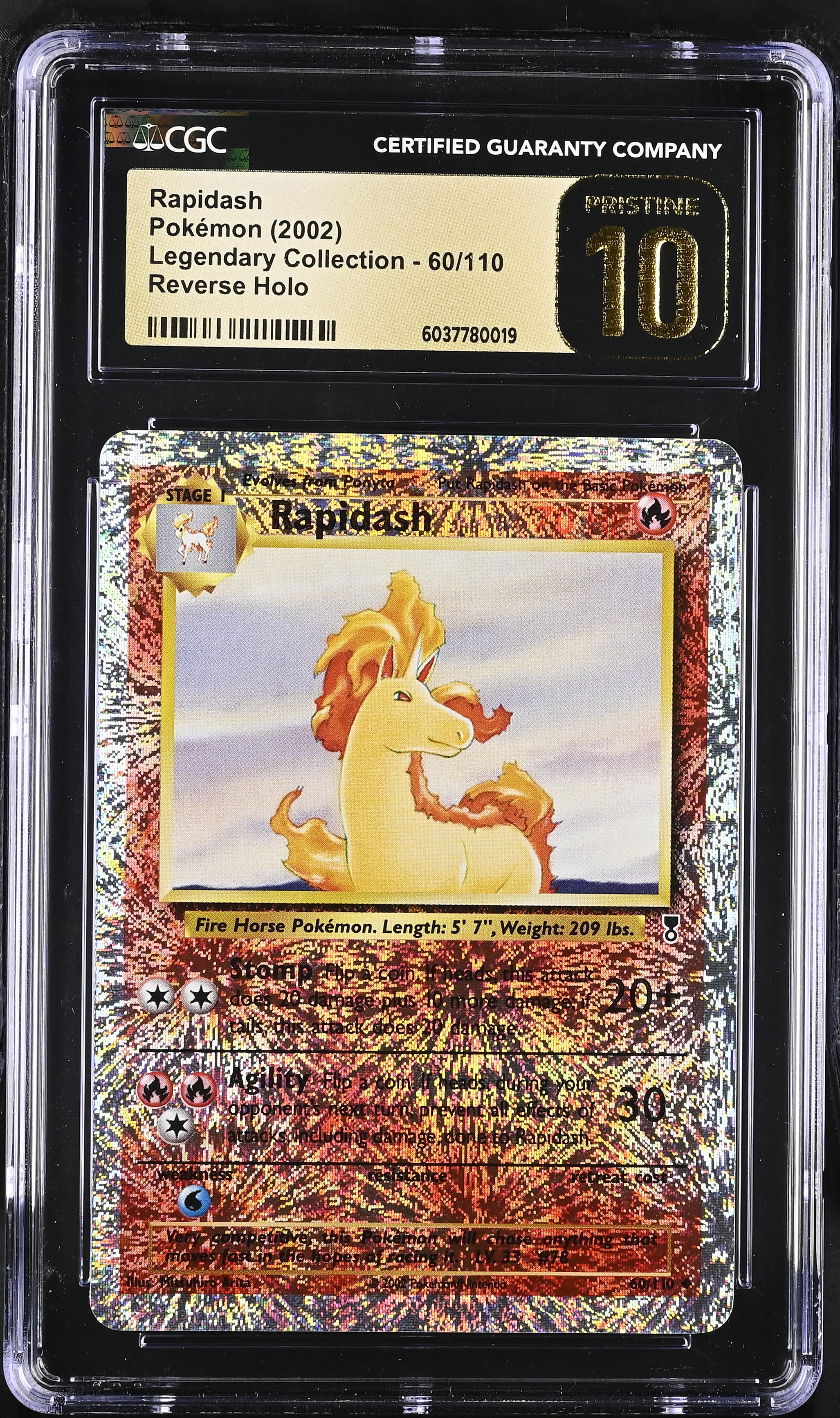 Rapidash Reverse Holo