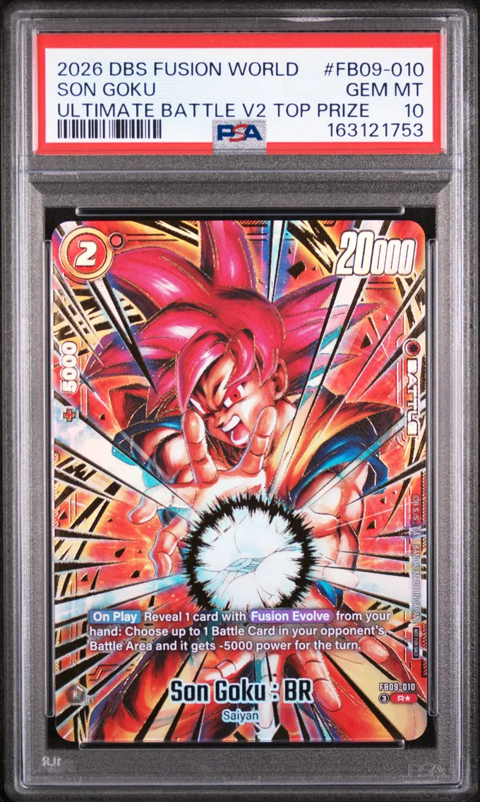 2026 #FB09-010 Son Goku PSA 10 Dragon Ball Super Card Game Fusion World Ultimate Battle Vol.2 Top Prize