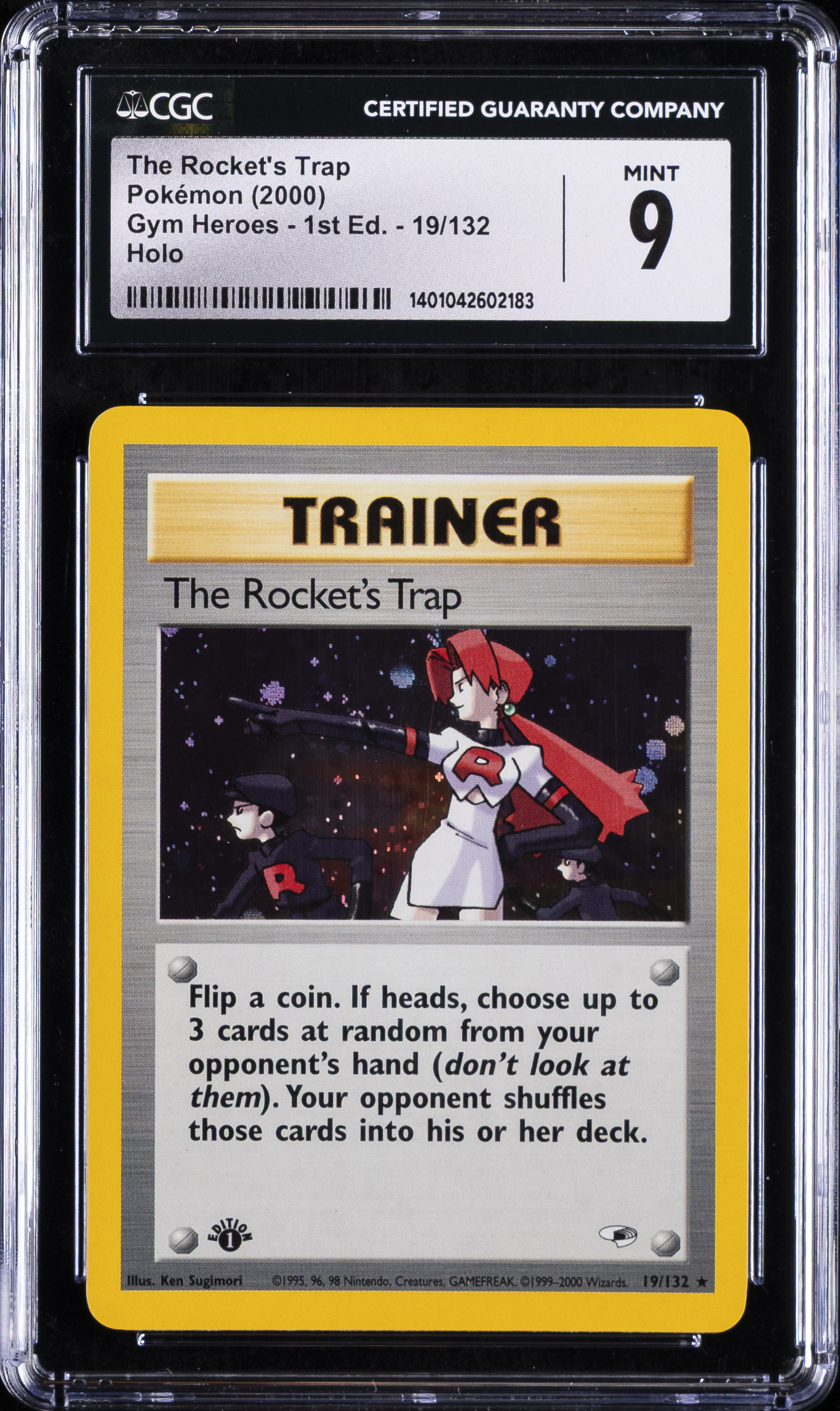 The Rocket's Trap Holo-1st Edition