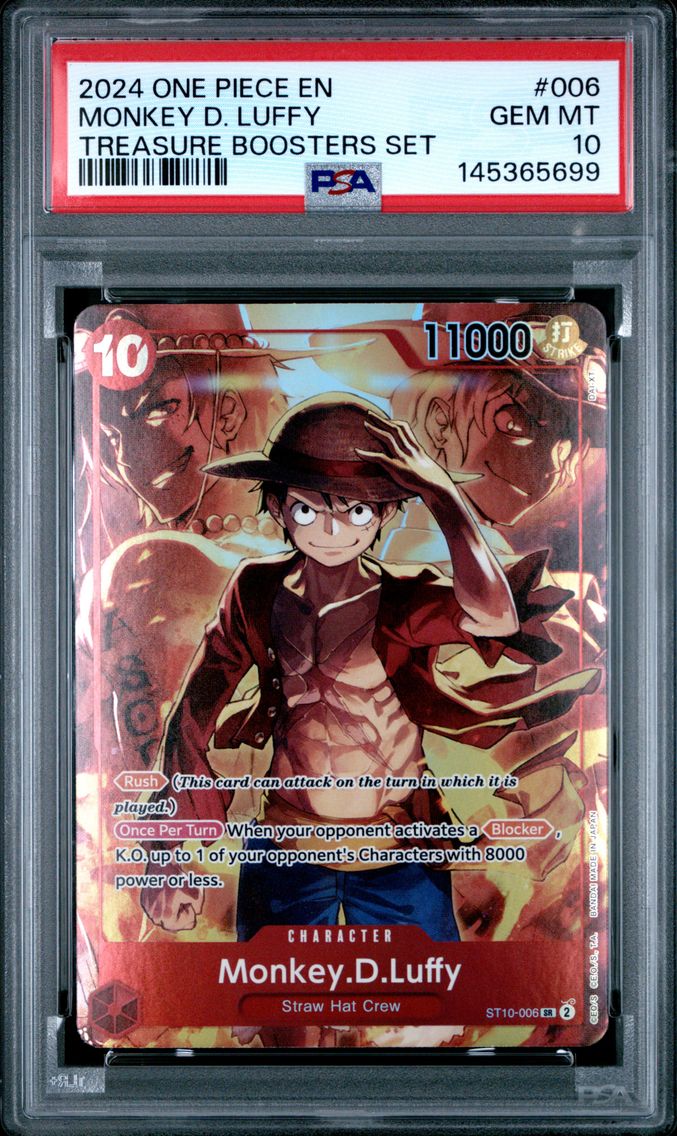 2024 #006 Monkey D. Luffy PSA 10 One Piece Promos