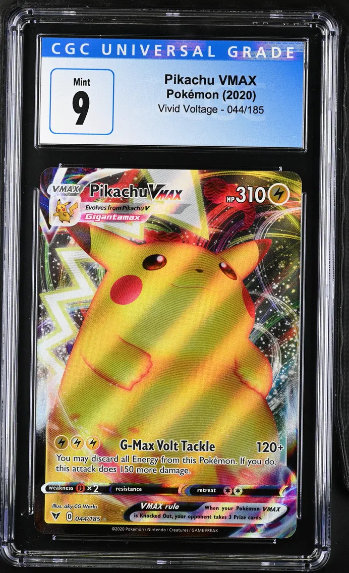 2020 #044 Pikachu VMAX CGC 9 Viv