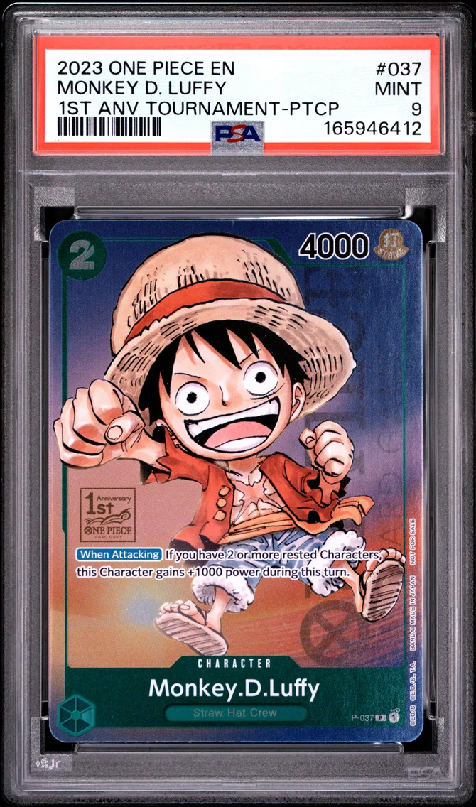 2023 #037 Monkey D. Luffy PSA 9 One Piece Promos