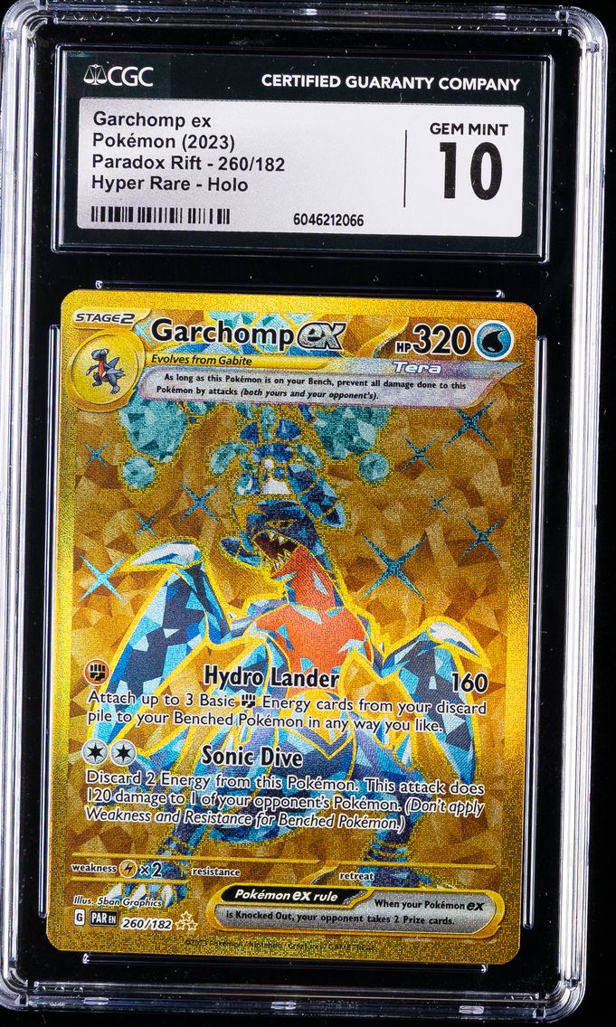 2023 #260 Garchomp EX CGC 10 Par EN-Paradox Rift Pokemon