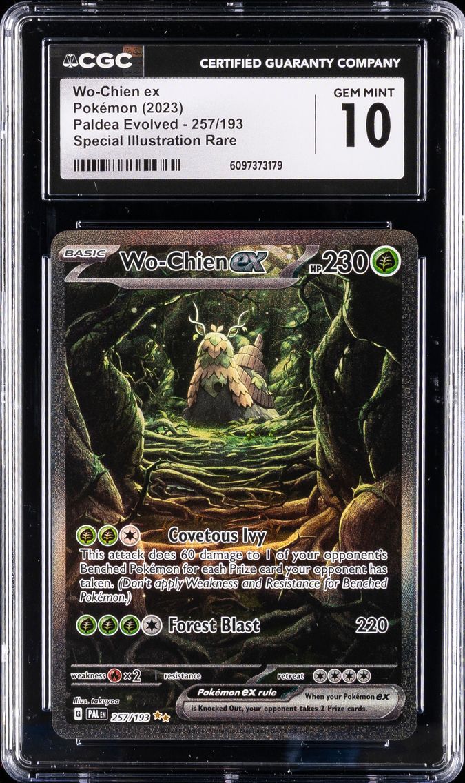 2023 #257 WO-Chien EX CGC 10 Pal EN-Paldea Evolved Pokemon
