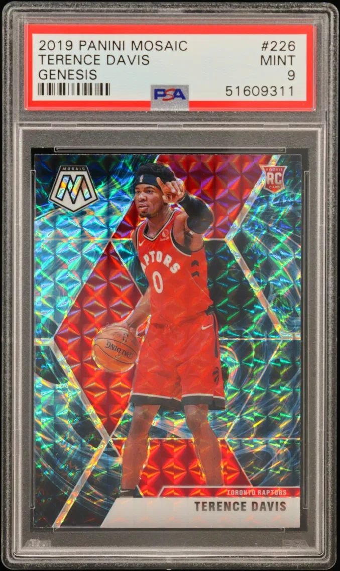 2019 #226 Terence Davis PSA 9 Panini Mosaic