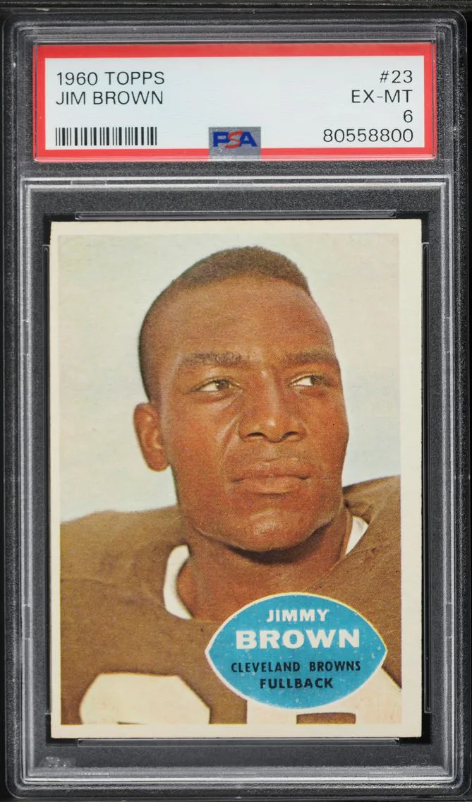 1960 #23 Jim Brown PSA 6 Topps Football
