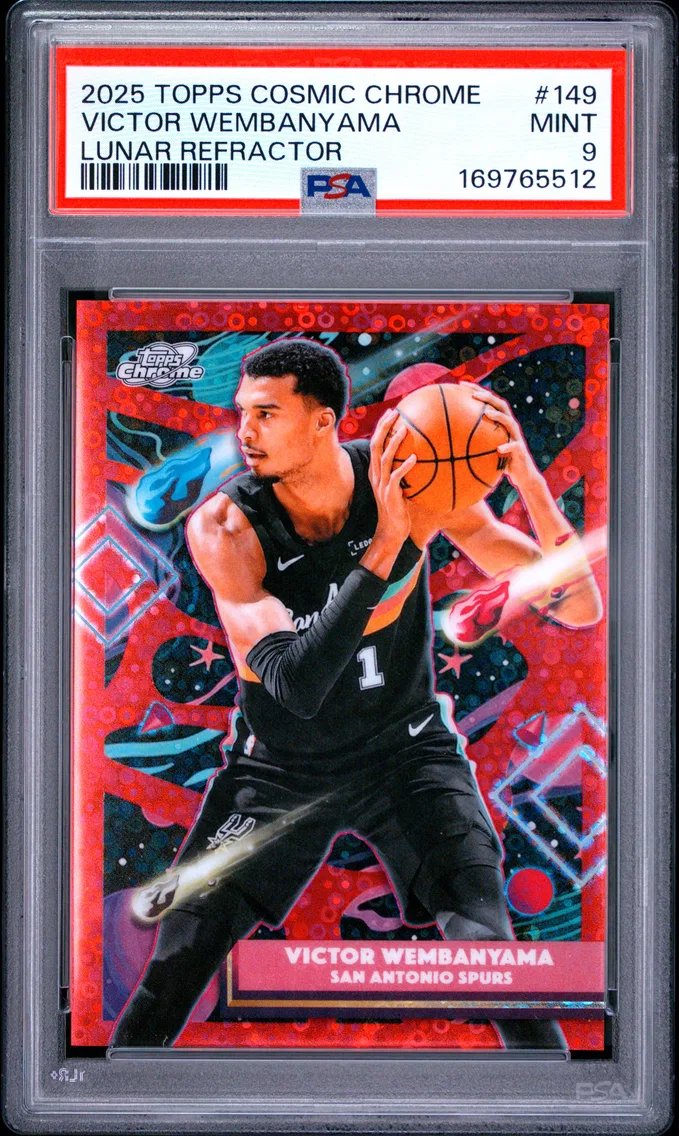 2025 #149 Victor Wembanyama PSA 9 Topps Cosmic Chrome