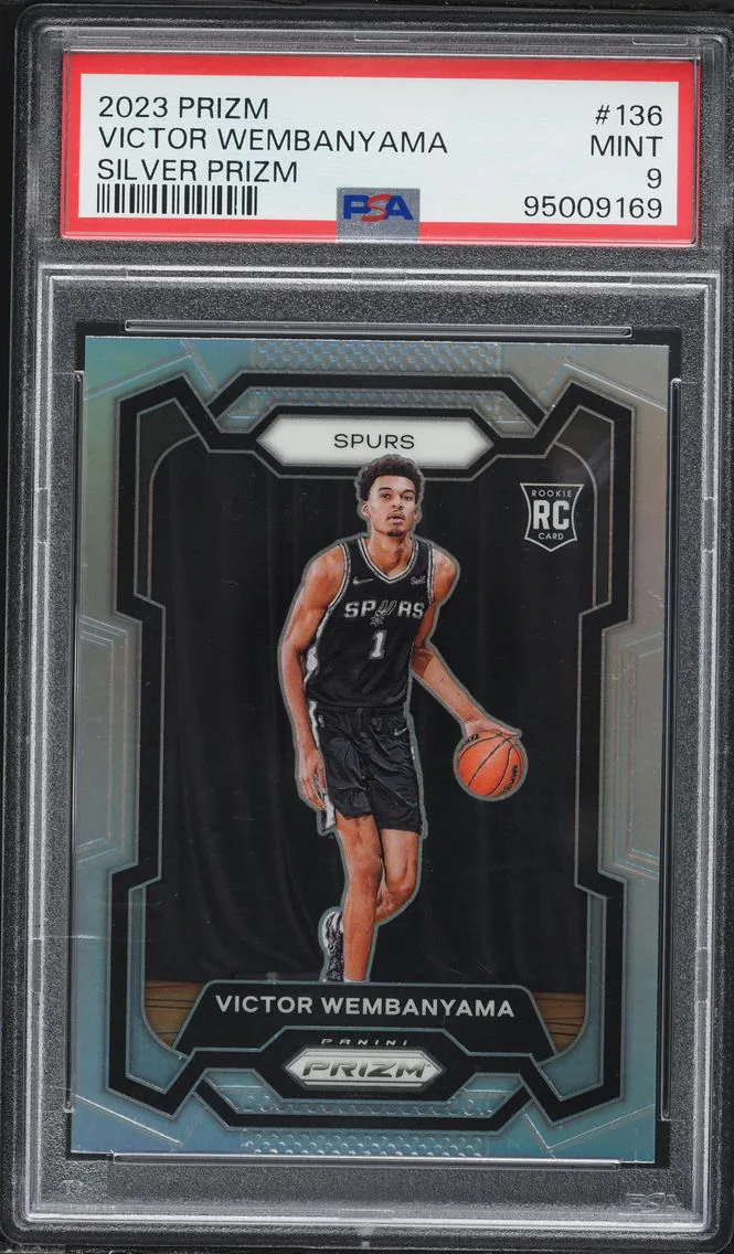 2023 #136 Victor Wembanyama PSA 9 Panini Prizm Basketball