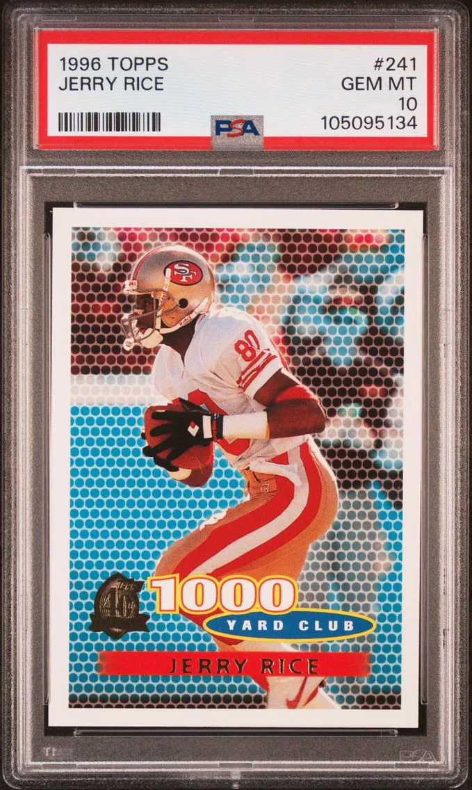 1996 #241 Jerry Rice PSA 10 Topps