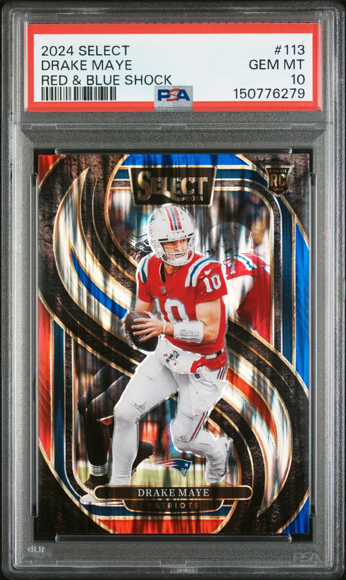 2024 #113 Drake Maye PSA 10 Panini Select