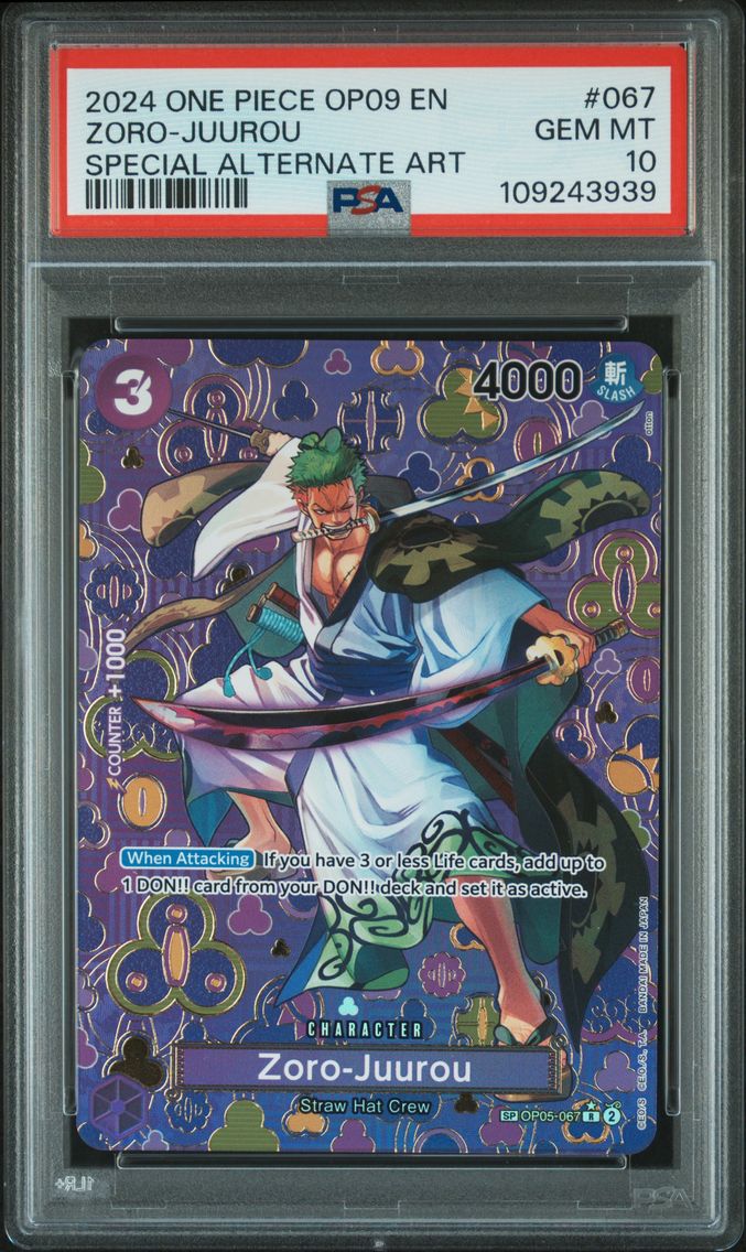 2024 #067 Zoro-Juurou PSA 10 OP0