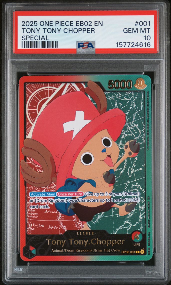 2025 #001 Tony Tony Chopper PSA 