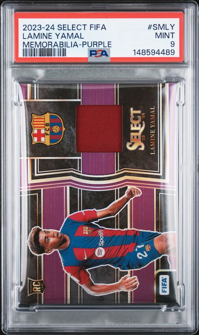 2023 #SMLY Lamine Yamal PSA 9 Pa