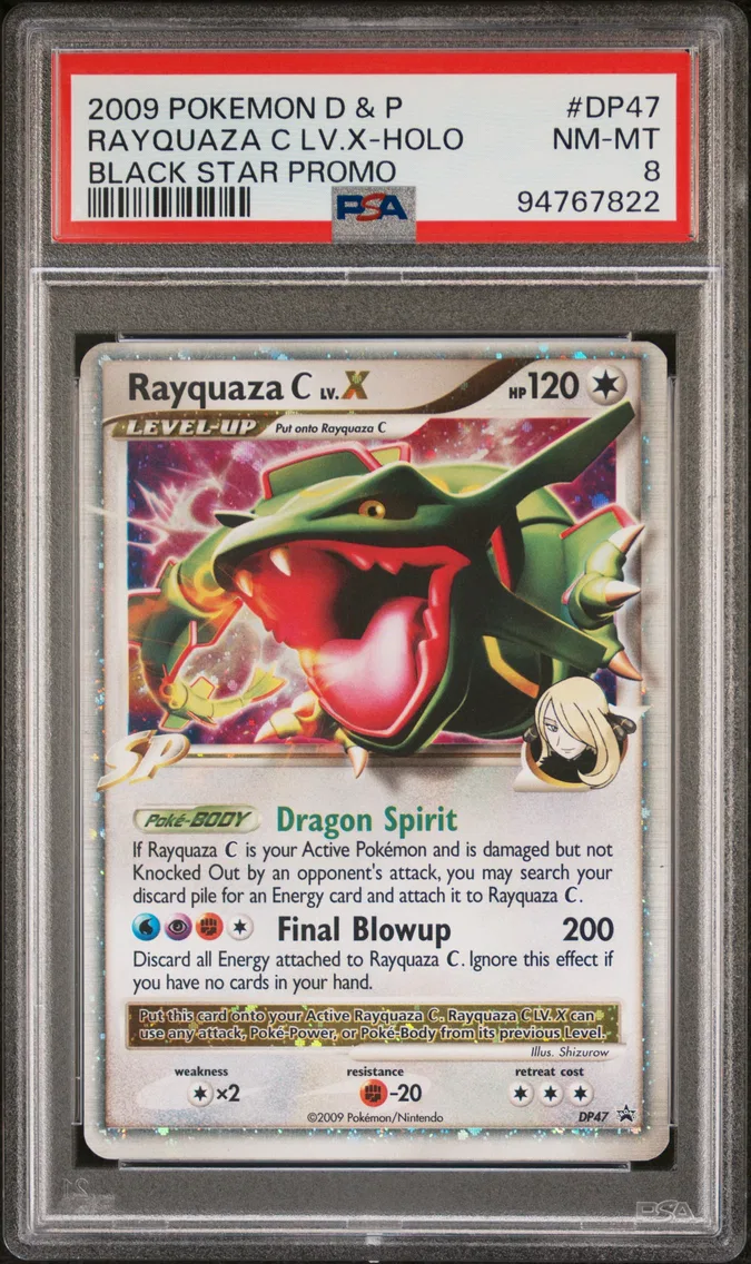 2009 #DP47 Rayquaza C LV.X-Holo 