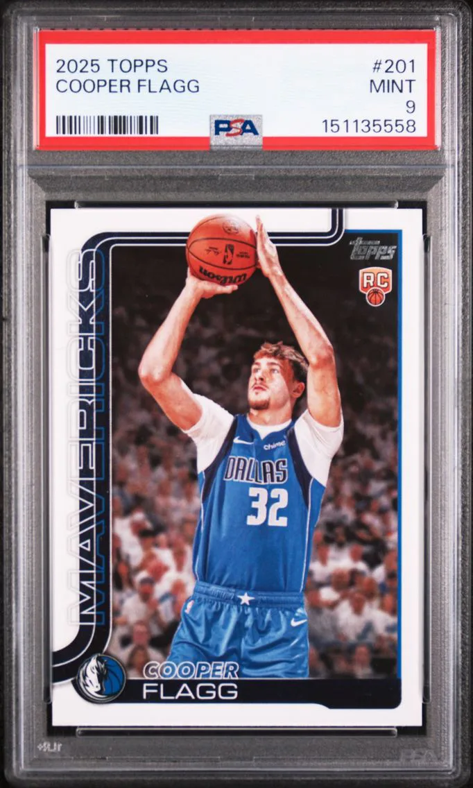 2025 #201 Cooper Flagg PSA 9 Topps