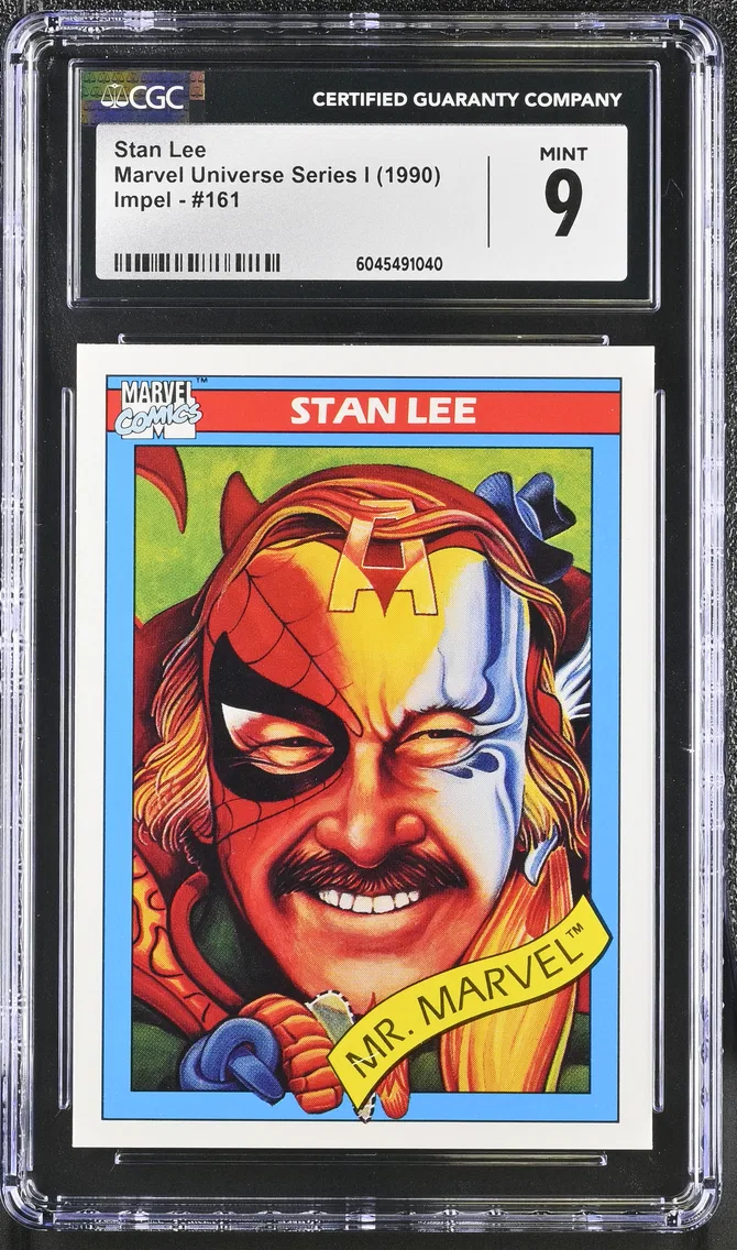 1990 #161 Stan Lee CGC 9 Marvel Universe Series I - English
