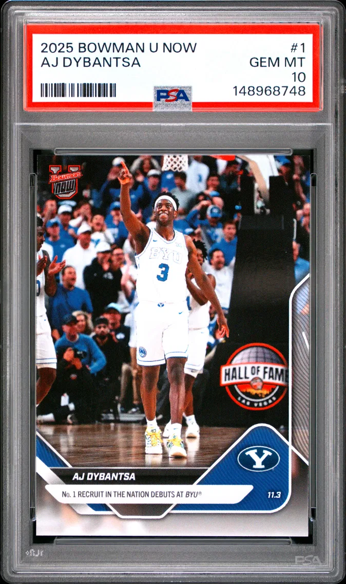 2025 #1 AJ DYBANTSA PSA 10 Bowman U Now
