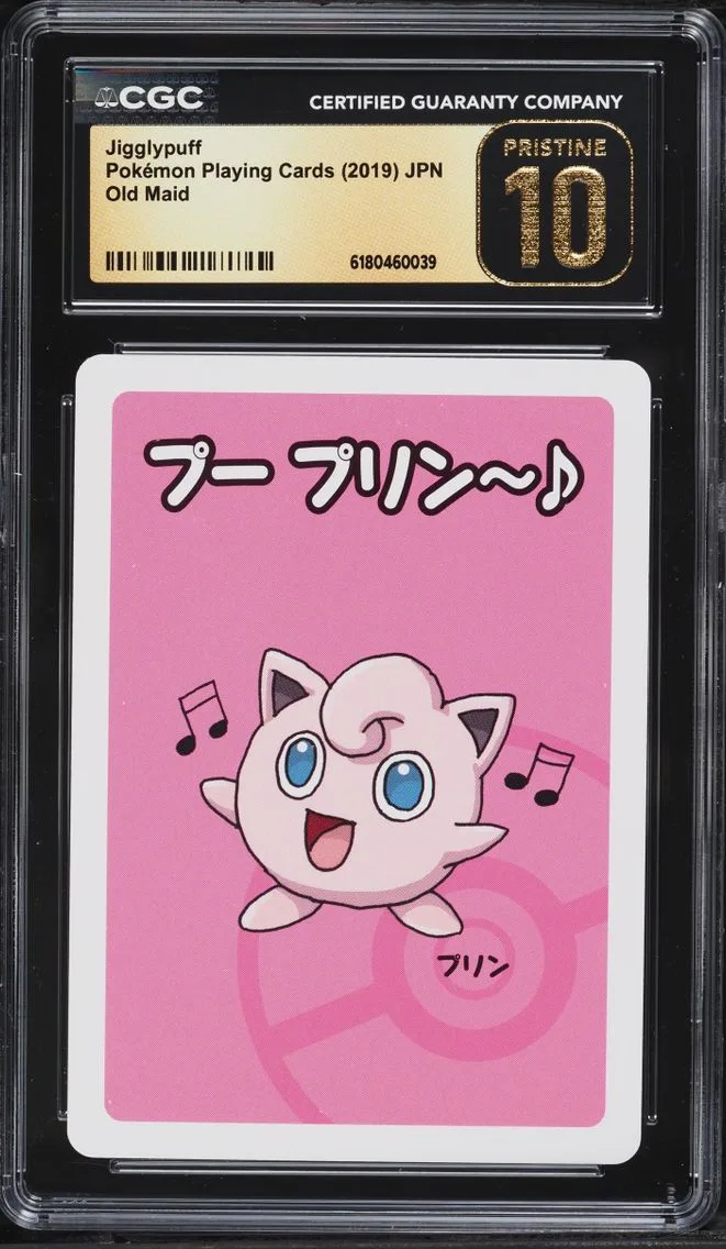 2019 Pokemon Japanese Playing Cards Old Maid Jigglypuff CGC 10 PRISTINE