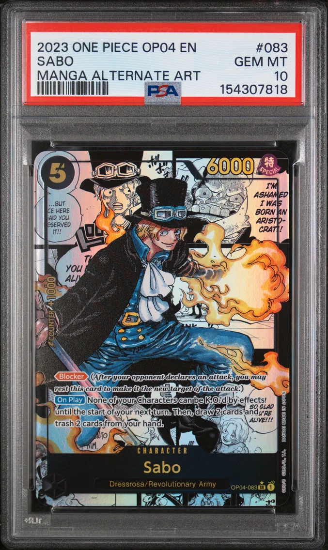 2023 #083 Sabo PSA 10 One Piece OP04-Kingdoms of Intrigue
