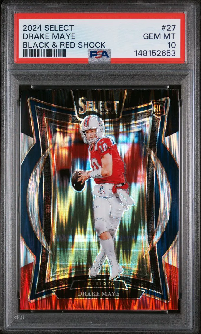 2024 #27 Drake Maye PSA 10 Panini Select