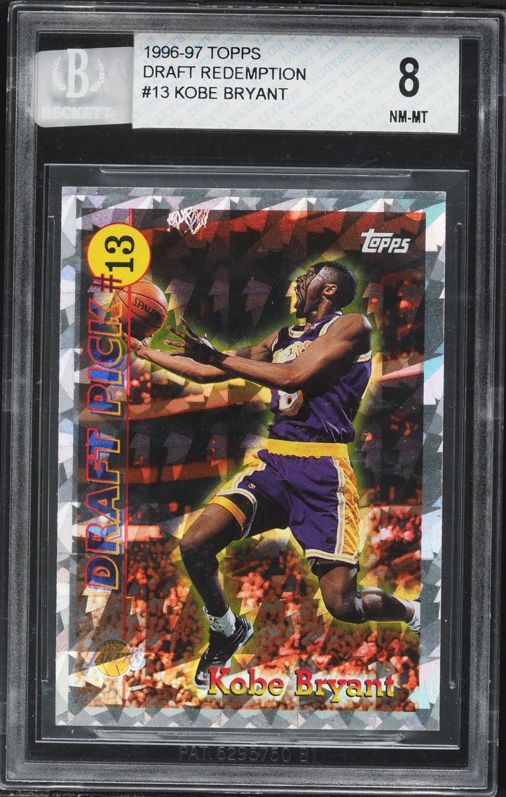 1996 #DP13 Kobe Bryant BGS 8 Top