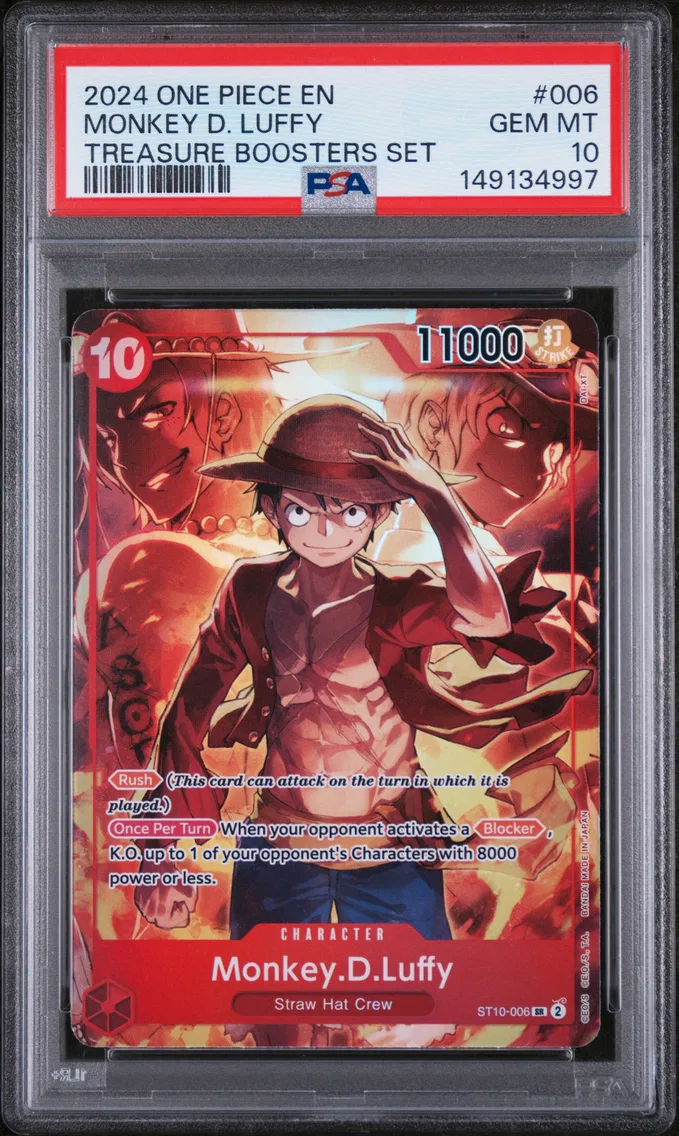 2024 #006 Monkey D. Luffy PSA 10 One Piece Promos