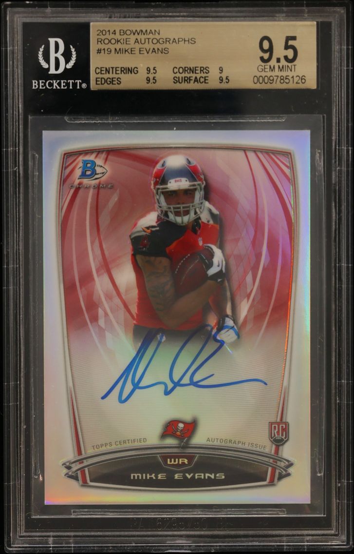 2014 #19 Mike Evans BGS 9.5 Bowm