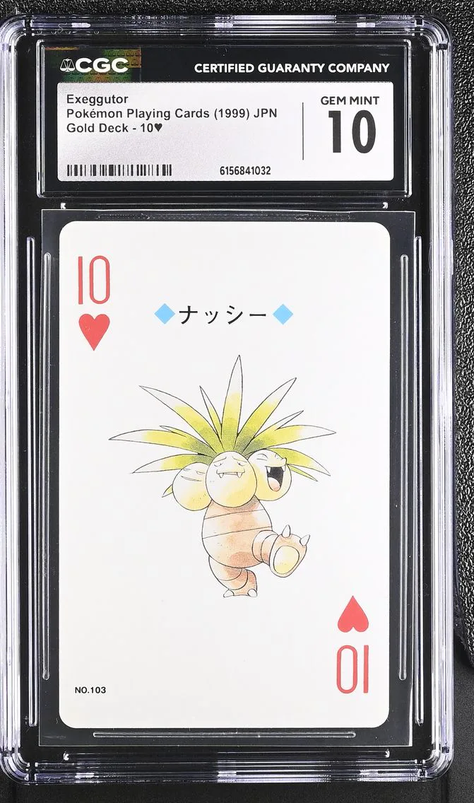 1999 #10§ Exeggutor CGC 10 Gold Deck (Ho-Oh Back) - Japanese