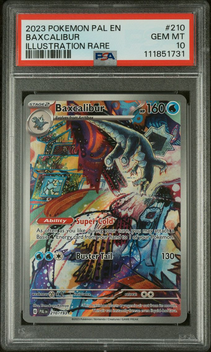 2023 #210 Baxcalibur PSA 10 Pal EN-Paldea Evolved Pokemon
