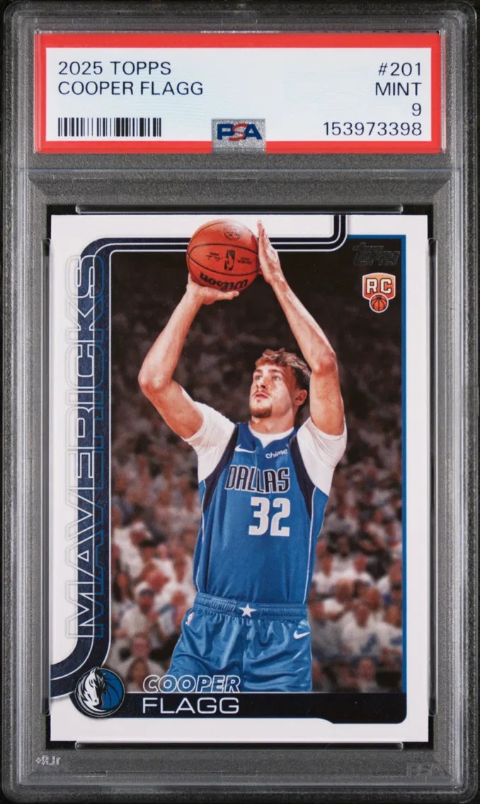 2025 #201 Cooper Flagg PSA 9 Topps