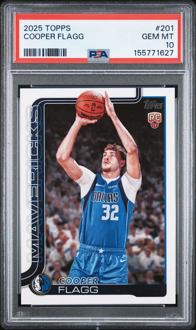 2025 #201 Cooper Flagg PSA 10 Topps