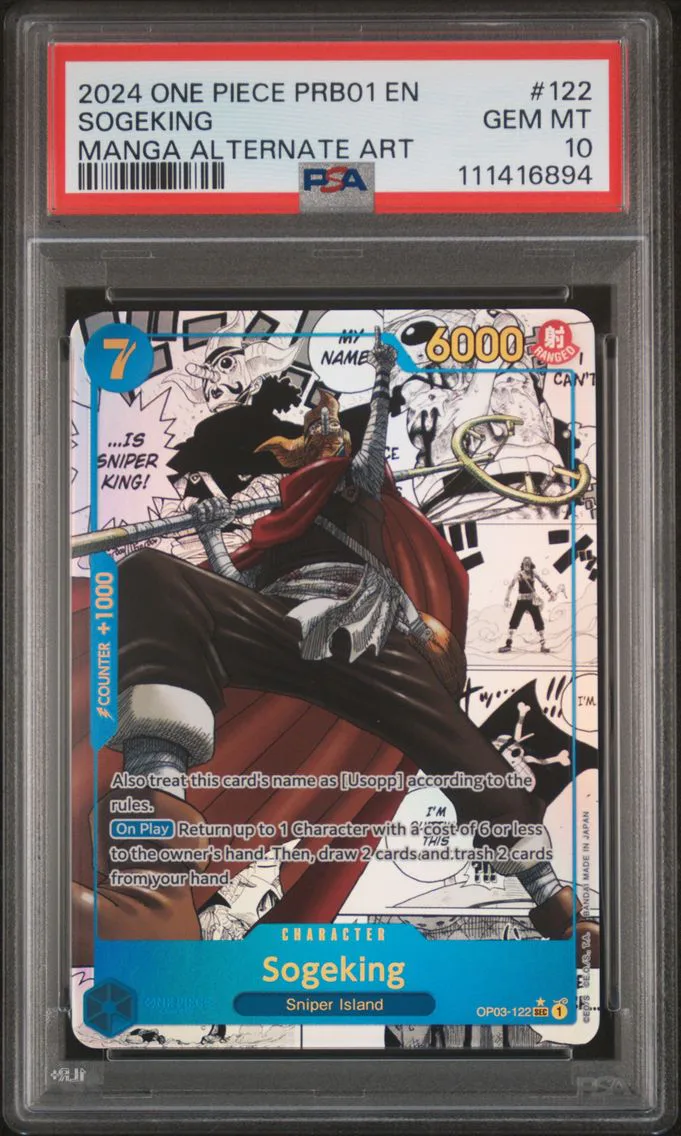 2024 #122 Sogeking PSA 10 One Pi